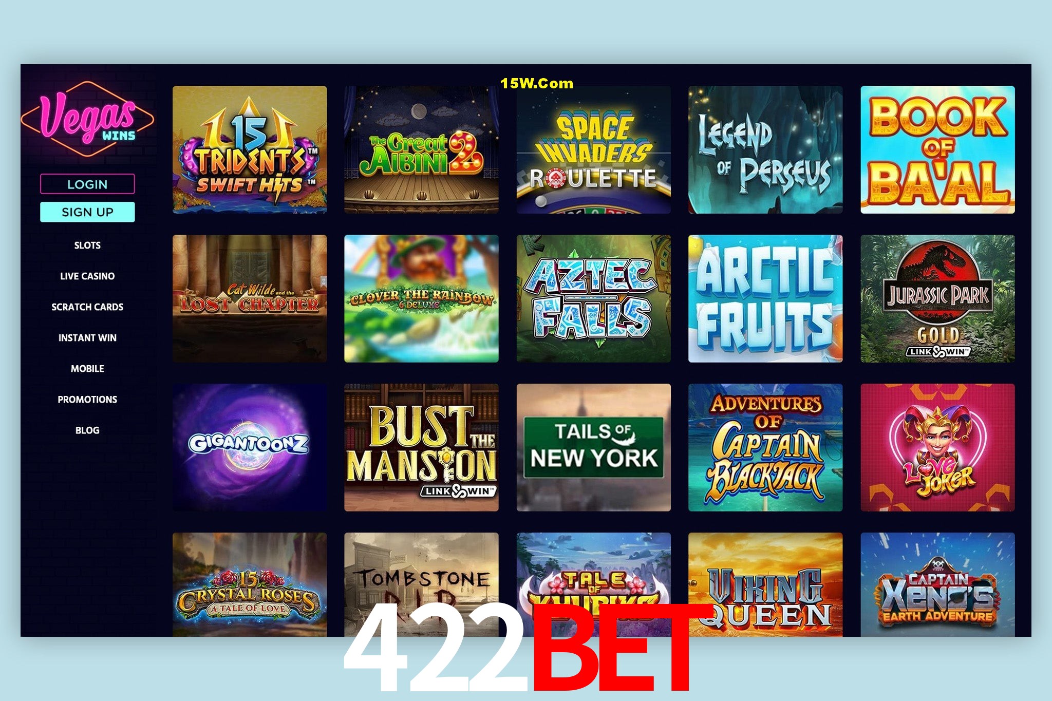 Mesa de Blackjack 422Bet